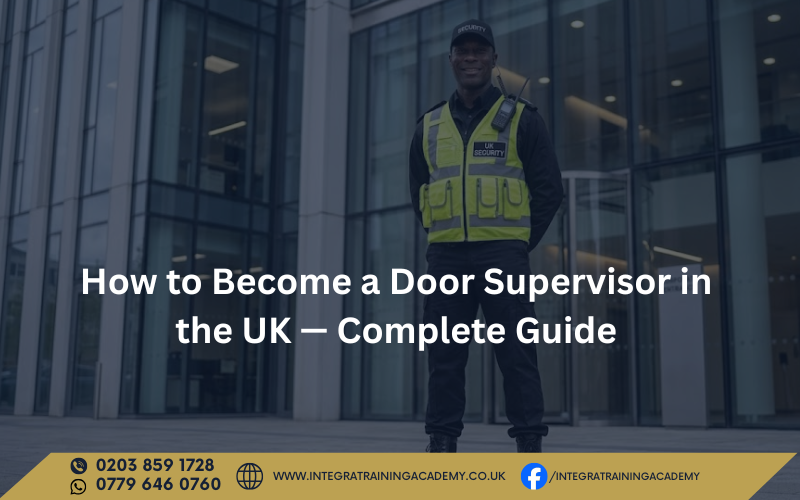 How to Become a Door Supervisor in the UK — Complete Guide