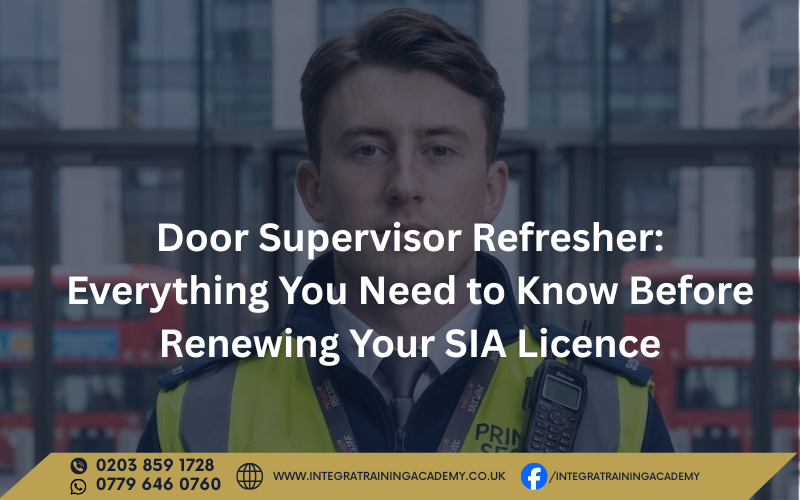 Door Supervisor Refresher: Everything You Need to Know Before Renewing Your SIA Licence